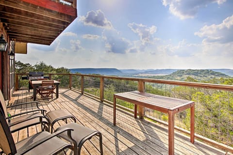Kick back & drink in the property's beautiful views!