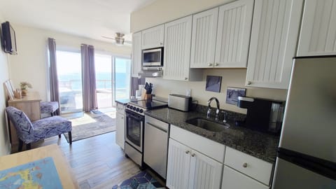Kitchen with new stainless appliances
