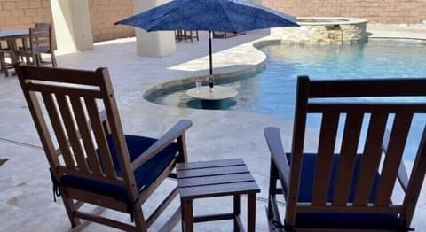Pool, spa and great outdoor fans will keep you cool this summer