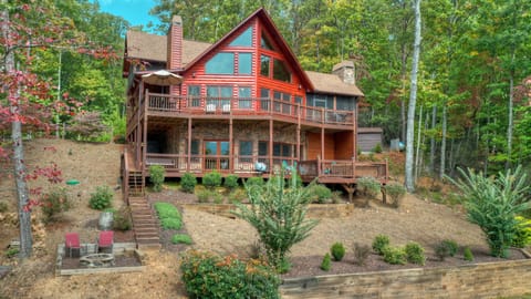Wall of windows and wrap-around decks to take in fabulous views!
