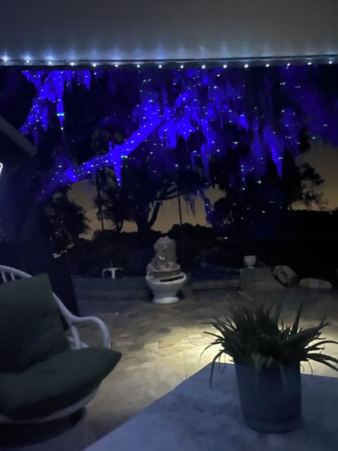 Every night you can enjoy a lightning bug show. It’s quite the experience.