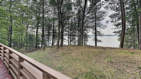 Great lake views and  a big yard for activities