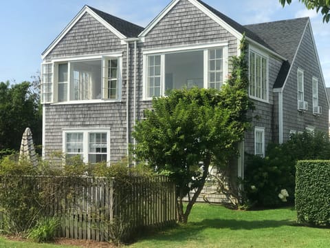 The living space is upstairs with the view out the beautiful picture windows