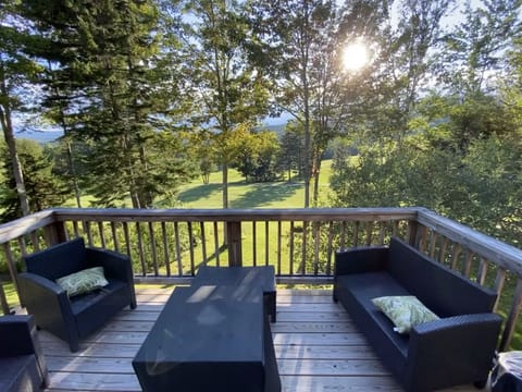 Overlooking 1 hole of Haystack Golf Course