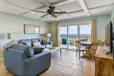 Oceanfront Living Room with Private Balcony