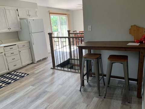 Extra seating. Full kitchen