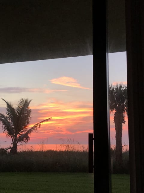 Sunrise view from bedroom