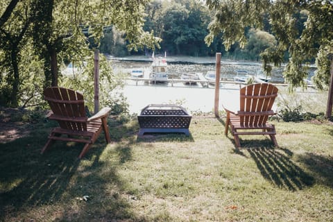 Fire Pit overlooking the creek