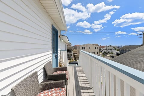 Outdoor sitting area.