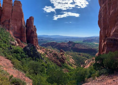 Welcome to Sedona from the top of Cathedral Rock