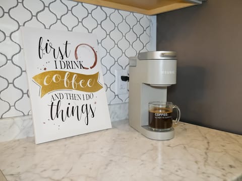 COFFEE FIRST, OF COURSE!