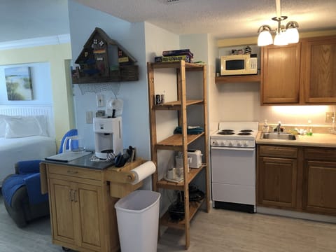 Coffee Bar and Pantry storage shelves
