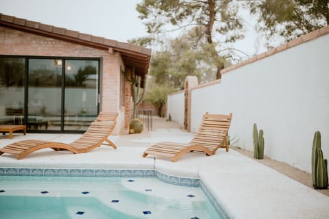 Private pool, with ability to heat for additional fee.