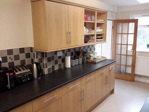 All goods and items for kitchen provided