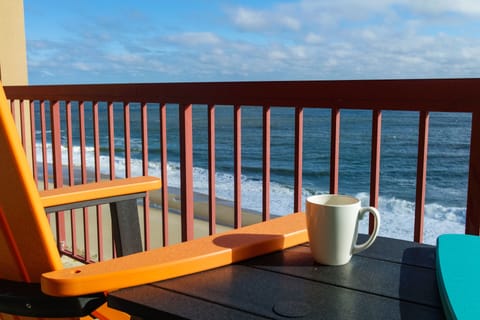 Wake up and have a cup of coffee relaxing to the waves of the Atlantic Ocean.