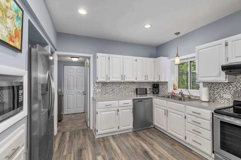 Fully stocked kitchen