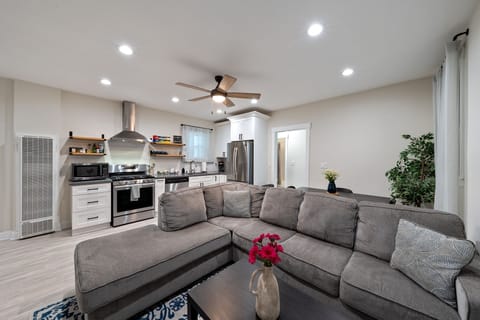 A comfortable and plush sofa for the whole family to enjoy!