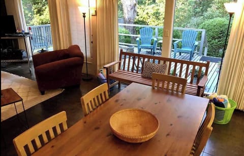 Downstairs dining area