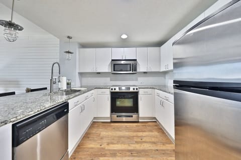 Fully stocked kitchen