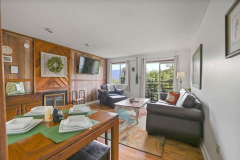 Living room with Roku streaming TV and Cable.