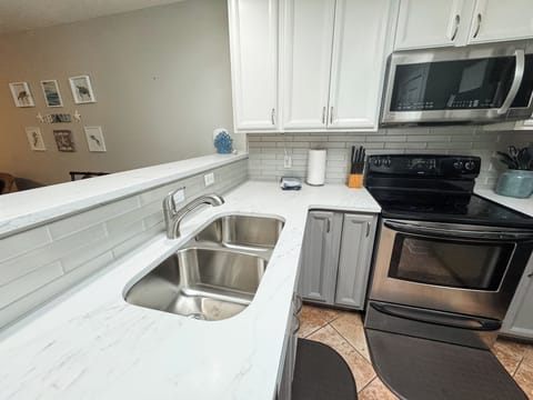 Brand new countertops and backsplash -- renovated December 2025