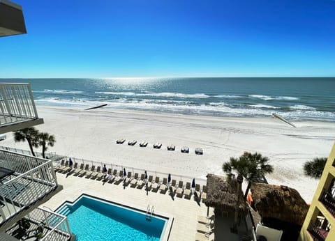 View of the Beach & Pool Area from the Balcony