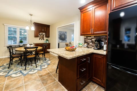 Dining and kitchen area