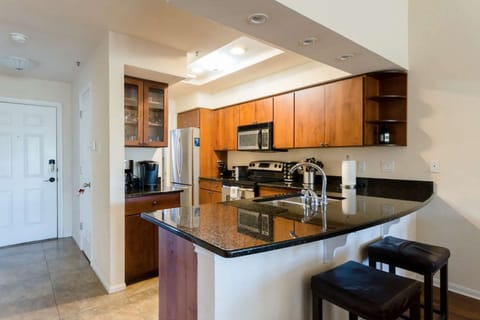 Well-stocked kitchen has everything you'll need to enjoy your stay at Once Upon A Shore