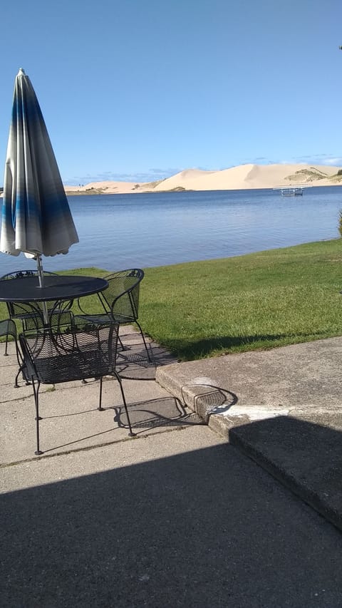 The view from the side door