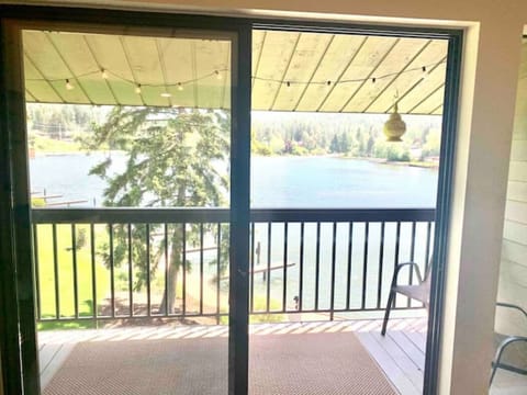 Sliding door to private balcony 