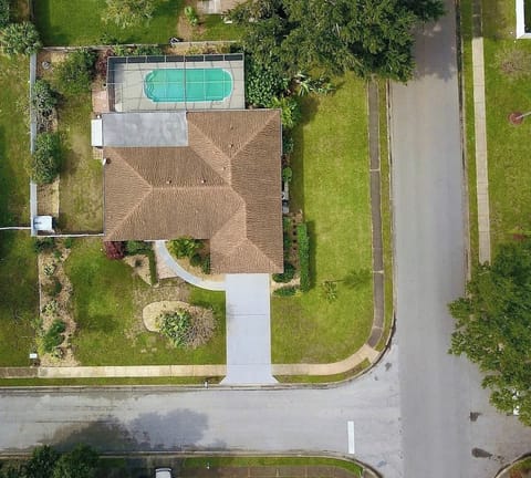 Private and fully  fenced corner home.