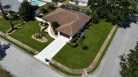 Spacious corner property.  Fenced and private