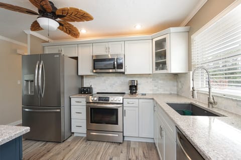 Kitchen with Stainless Steel Appliances