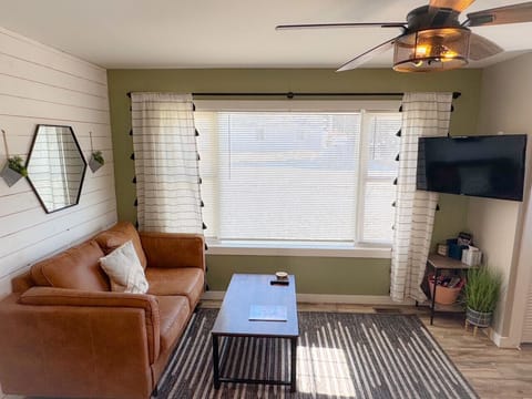 Cozy up and relax with our Roku TV - YouTube TV (cable) provided. We also have toys, books, and games available for additional entertainment.