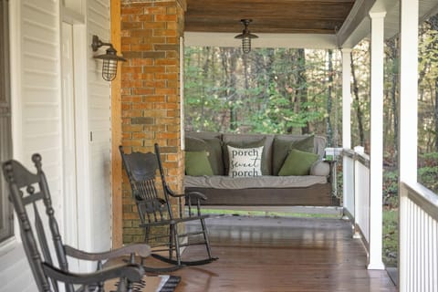 Front porch relaxing