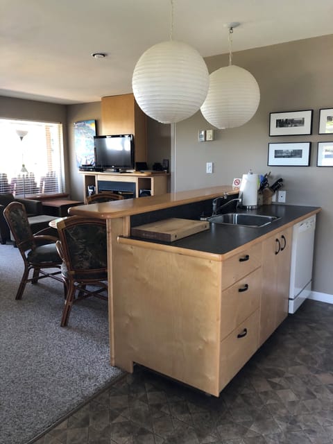 kitchen-fridge/stove/dishwasher/microwave/coffee maker(coffee&tea)toaster