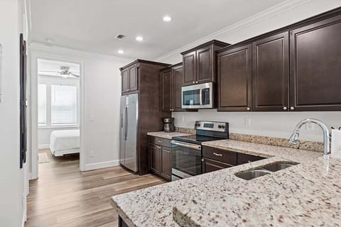 Fully stocked kitchen