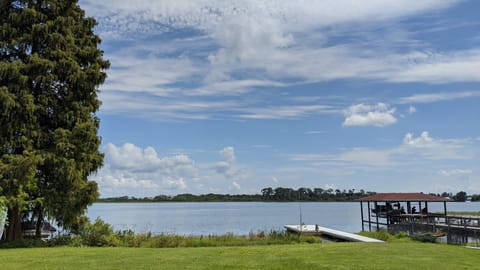 Your own private dock to park your boat or rent one locally.