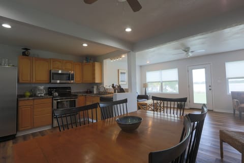 Open floor plan great for hanging out together.