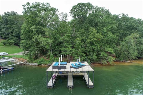 Get some sun on the party deck or play in the water below 