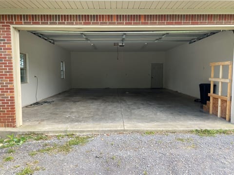 Large 2 boat garage. 18' wide, 8 ' tall.  36x24