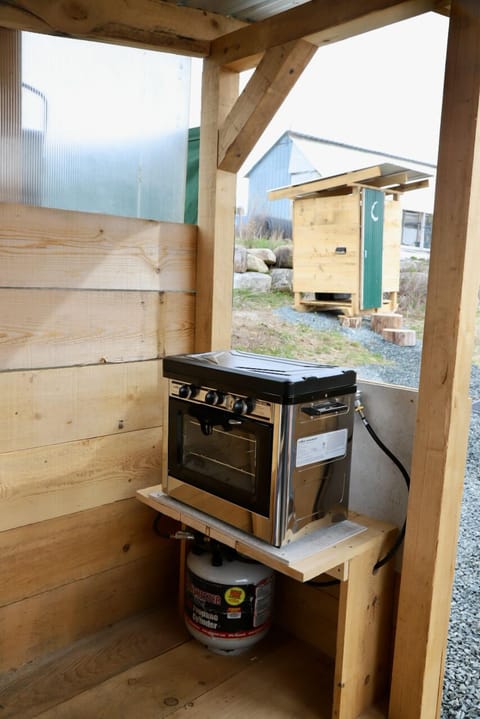 Propane stove and oven