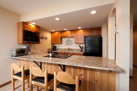 Kitchen with traditional drip coffeemaker