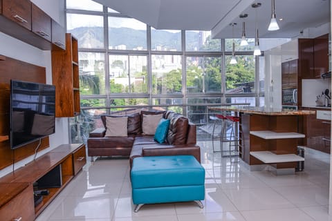 Living room with an amazing view