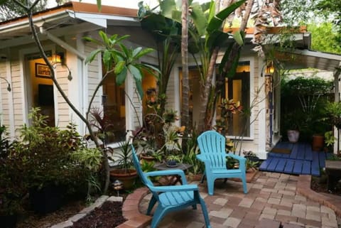 relax outside the cottage