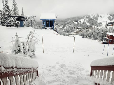 Located right at the top of the silver Queen lift