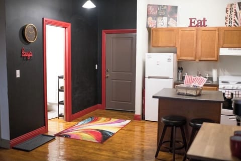 Entrance to your home away from home.