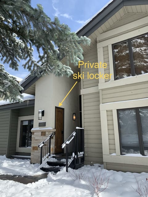 Ski locker is included with any rental