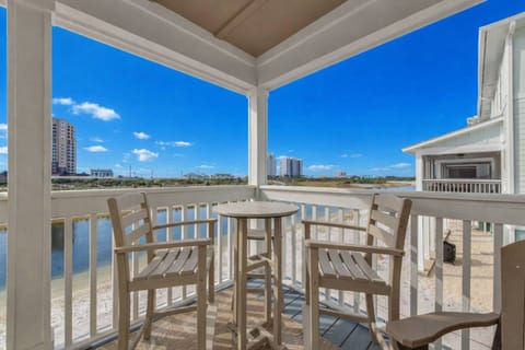 Enjoy distant Gulf views from your balcony and enjoy hearing the gentle laps of the waves while you enjoy your morning coffee or afternoon happy hour!