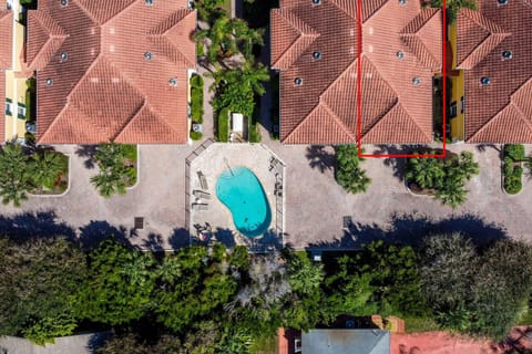 Refreshing pool to enjoy after a hot day at the beach.